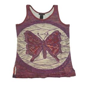 purple dragon/ butterfly top from custo barcelona